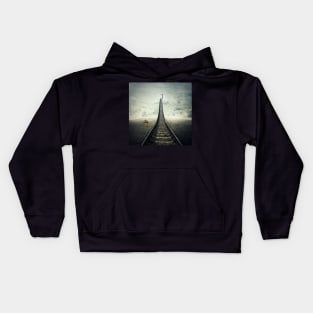 railroad to success Kids Hoodie